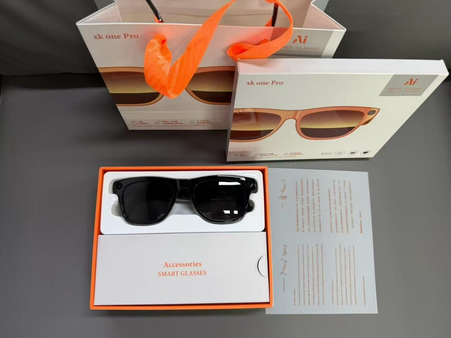 AI glasses xk one pro